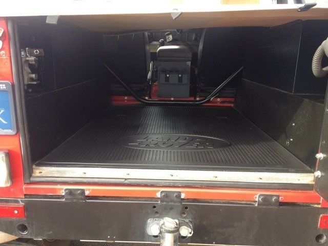 1994 Red Land Rover Defender --