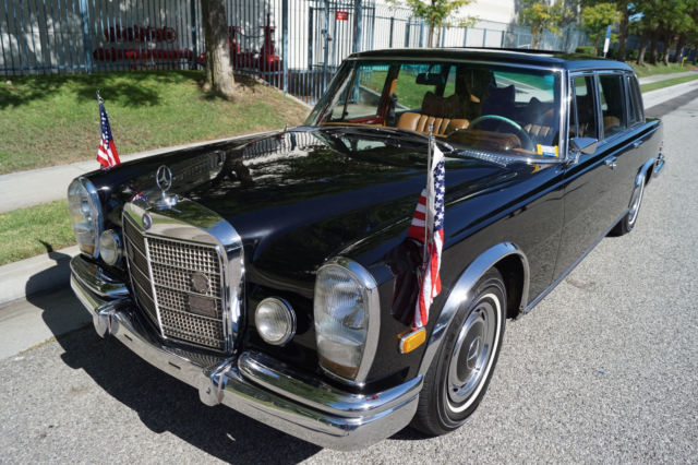 1972 Black Mercedes-Benz 600 5/6 Passenger Limousine Limousine