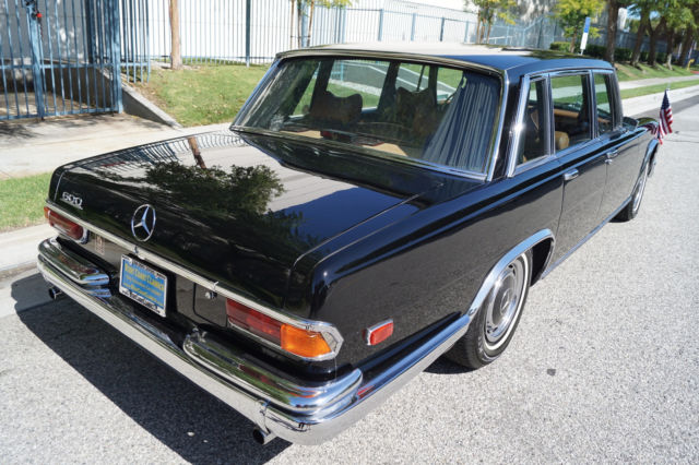 1972 Black Mercedes-Benz 600 5/6 Passenger Limousine Limousine