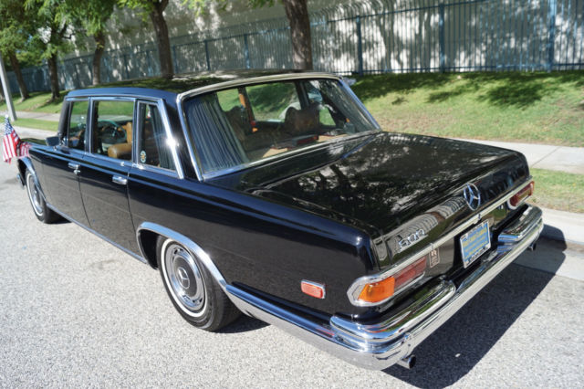 1972 Black Mercedes-Benz 600 5/6 Passenger Limousine Limousine