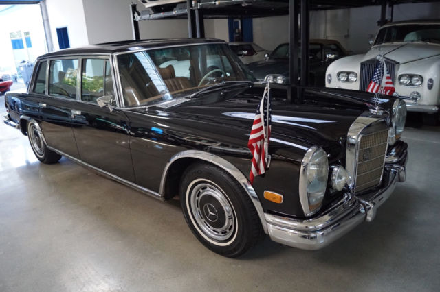 1972 Black Mercedes-Benz 600 5/6 Passenger Limousine Limousine