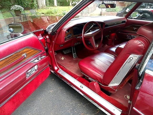 1973 Burgundy Buick Riviera Coupe