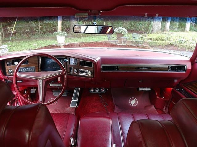 1973 Burgundy Buick Riviera Coupe