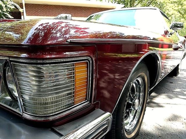 1973 Burgundy Buick Riviera Coupe