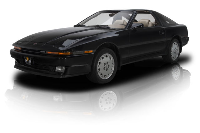 1987 Black Toyota Supra Coupe