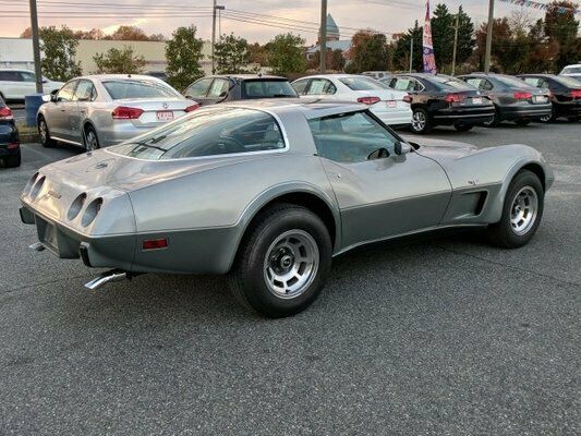 1978 Silver Chevrolet Corvette Coupe