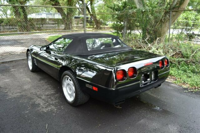 1992 Black Chevrolet Corvette Convertible