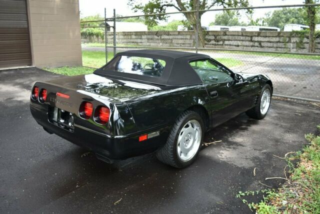 1992 Black Chevrolet Corvette Convertible