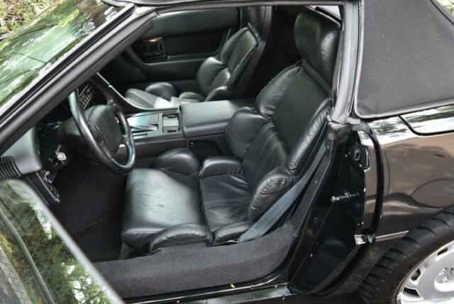 1992 Black Chevrolet Corvette Convertible