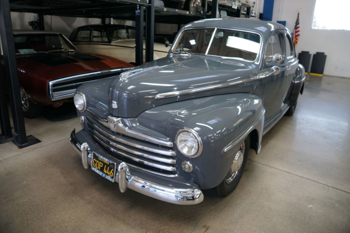 1948 Gray Ford DeLuxe 2 Door Business Coupe --