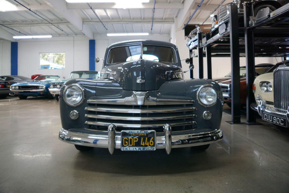 1948 Gray Ford DeLuxe 2 Door Business Coupe --