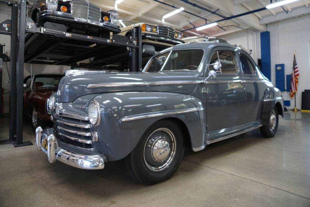 1948 Gray Ford DeLuxe 2 Door Business Coupe --