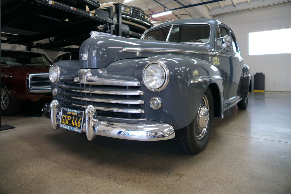 1948 Gray Ford DeLuxe 2 Door Business Coupe --