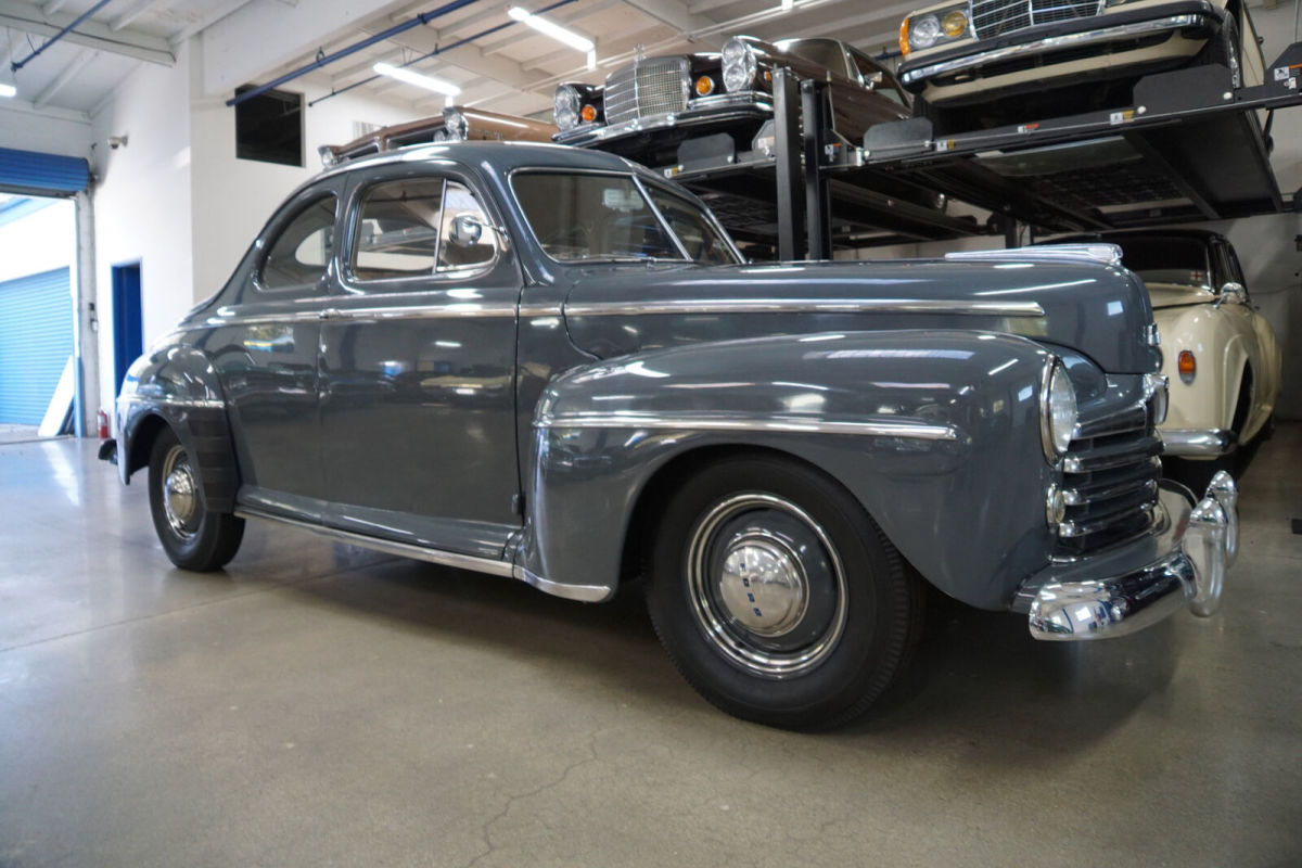 1948 Gray Ford DeLuxe 2 Door Business Coupe --