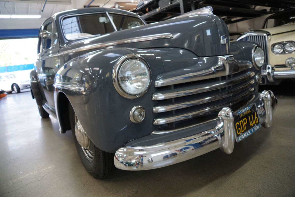 1948 Gray Ford DeLuxe 2 Door Business Coupe --