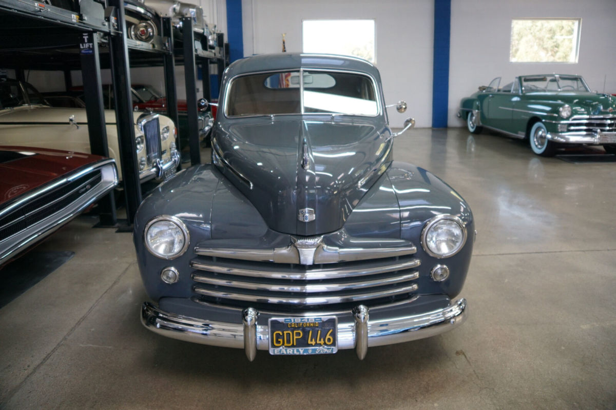 1948 Gray Ford DeLuxe 2 Door Business Coupe --