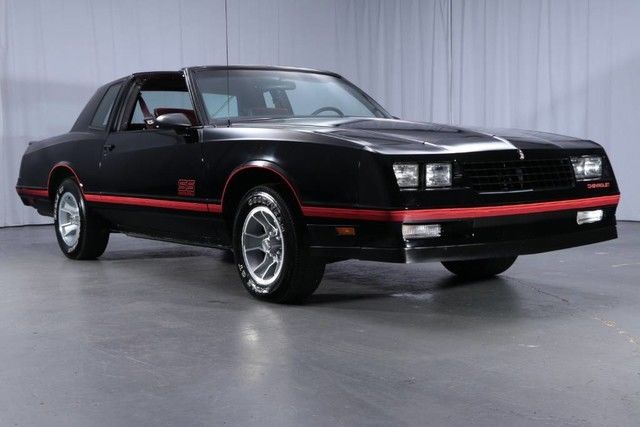 1987 Black Chevrolet Monte Carlo Coupe