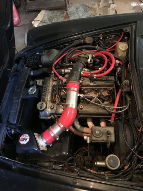 1987 Black Alfa Romeo Spider Convertible