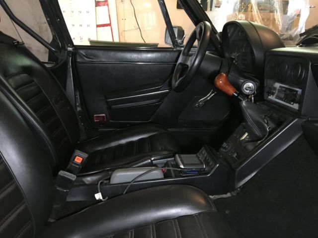 1987 Black Alfa Romeo Spider Convertible