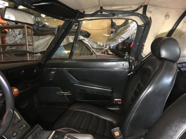 1987 Black Alfa Romeo Spider Convertible