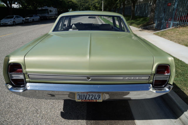 1968 Green Ford Custom 500 2 dr Sedan Coupe