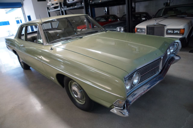 1968 Green Ford Custom 500 2 dr Sedan Coupe
