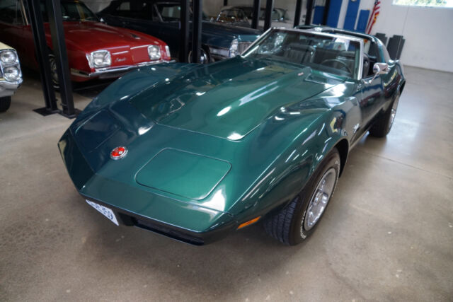 1973 Green Chevrolet Corvette 454/275HP LS4 4 spd V8 Coupe T-Top Coupe