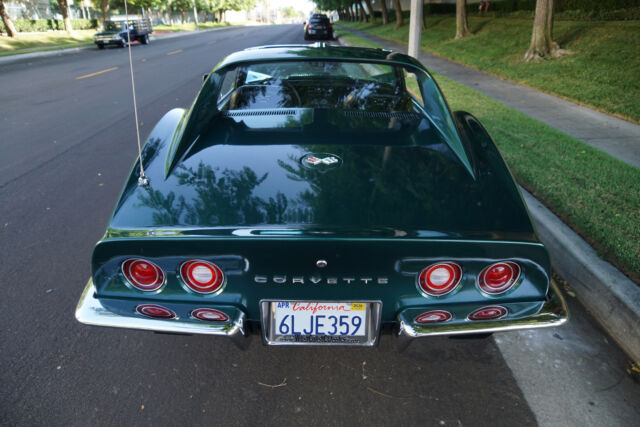 1973 Green Chevrolet Corvette 454/275HP LS4 4 spd V8 Coupe T-Top Coupe