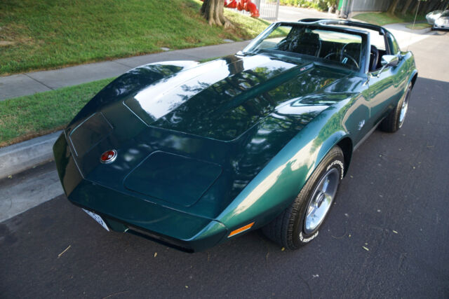 1973 Green Chevrolet Corvette 454/275HP LS4 4 spd V8 Coupe T-Top Coupe