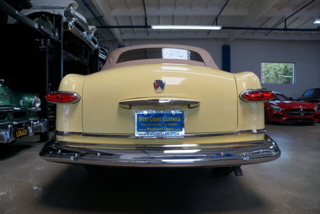 1951 Yellow Ford Custom DeLuxe 239 V8 Convertible with 3 spd O/D Convertible