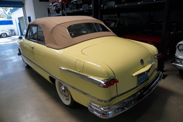 1951 Yellow Ford Custom DeLuxe 239 V8 Convertible with 3 spd O/D Convertible