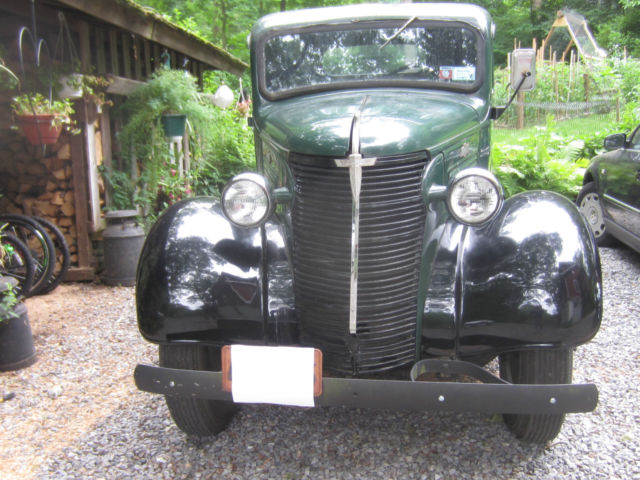 1938 forest green, with black fenders & running boards Chevrolet Other Pickups long bed, 131