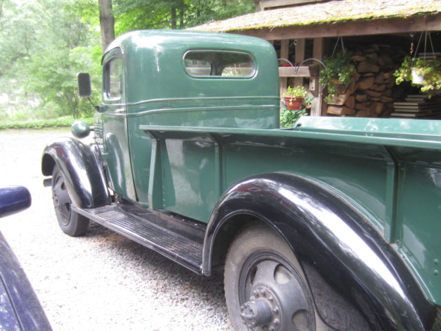 1938 forest green, with black fenders & running boards Chevrolet Other Pickups long bed, 131