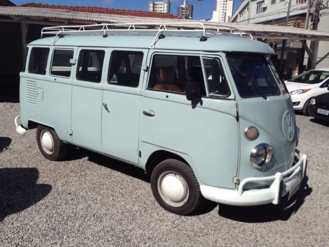 1971 Gray Blue Volkswagen Bus/Vanagon Standard Passenger Van