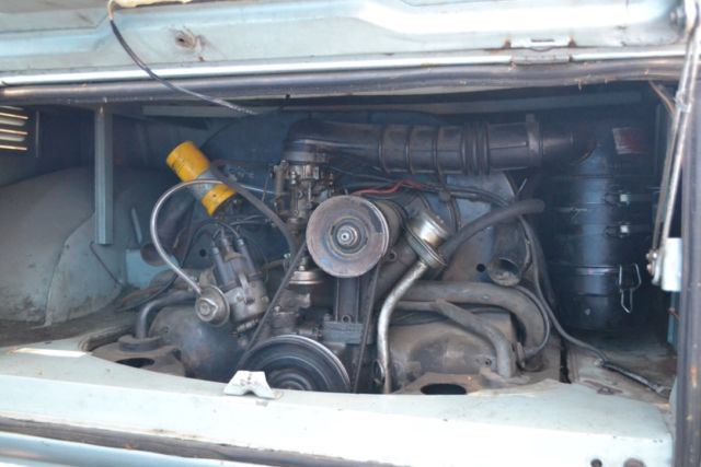 1971 Gray Blue Volkswagen Bus/Vanagon Standard Passenger Van