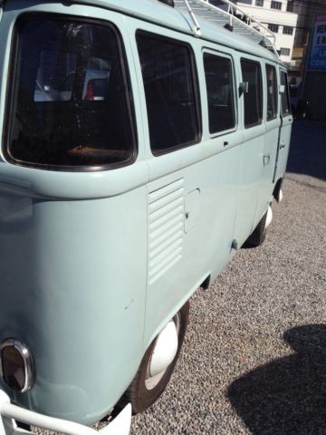 1971 Gray Blue Volkswagen Bus/Vanagon Standard Passenger Van