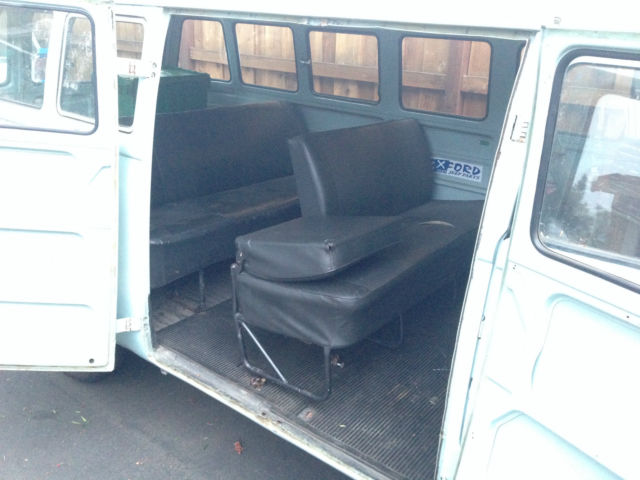 1971 Gray Blue Volkswagen Bus/Vanagon Standard Passenger Van