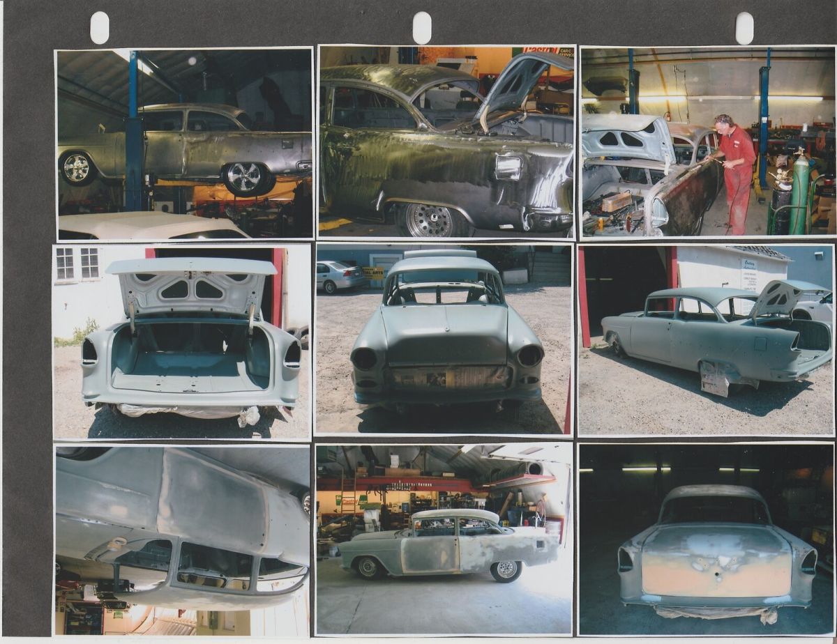 1955 Blue/White Chevrolet Bel Air/150/210 Wagon