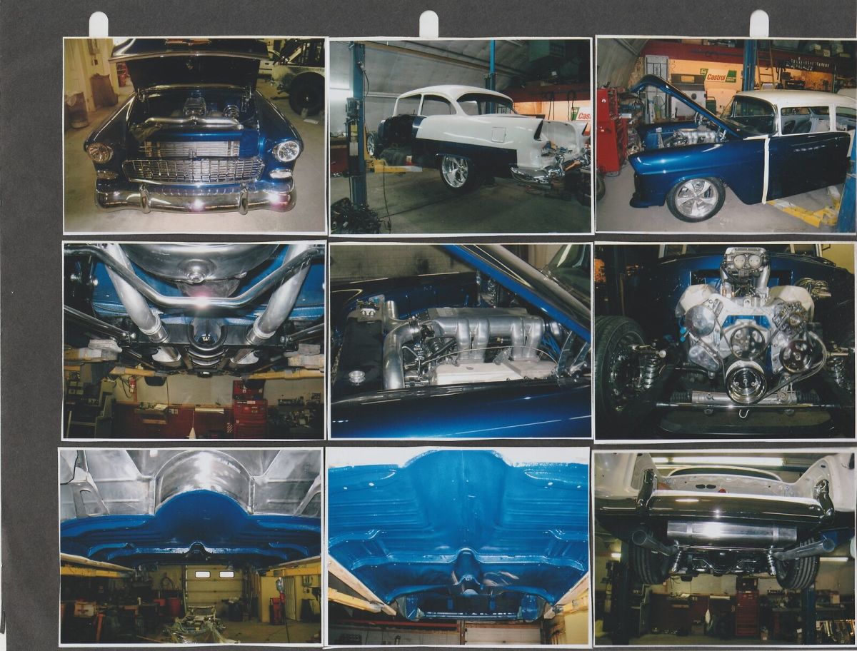 1955 Blue/White Chevrolet Bel Air/150/210 Wagon