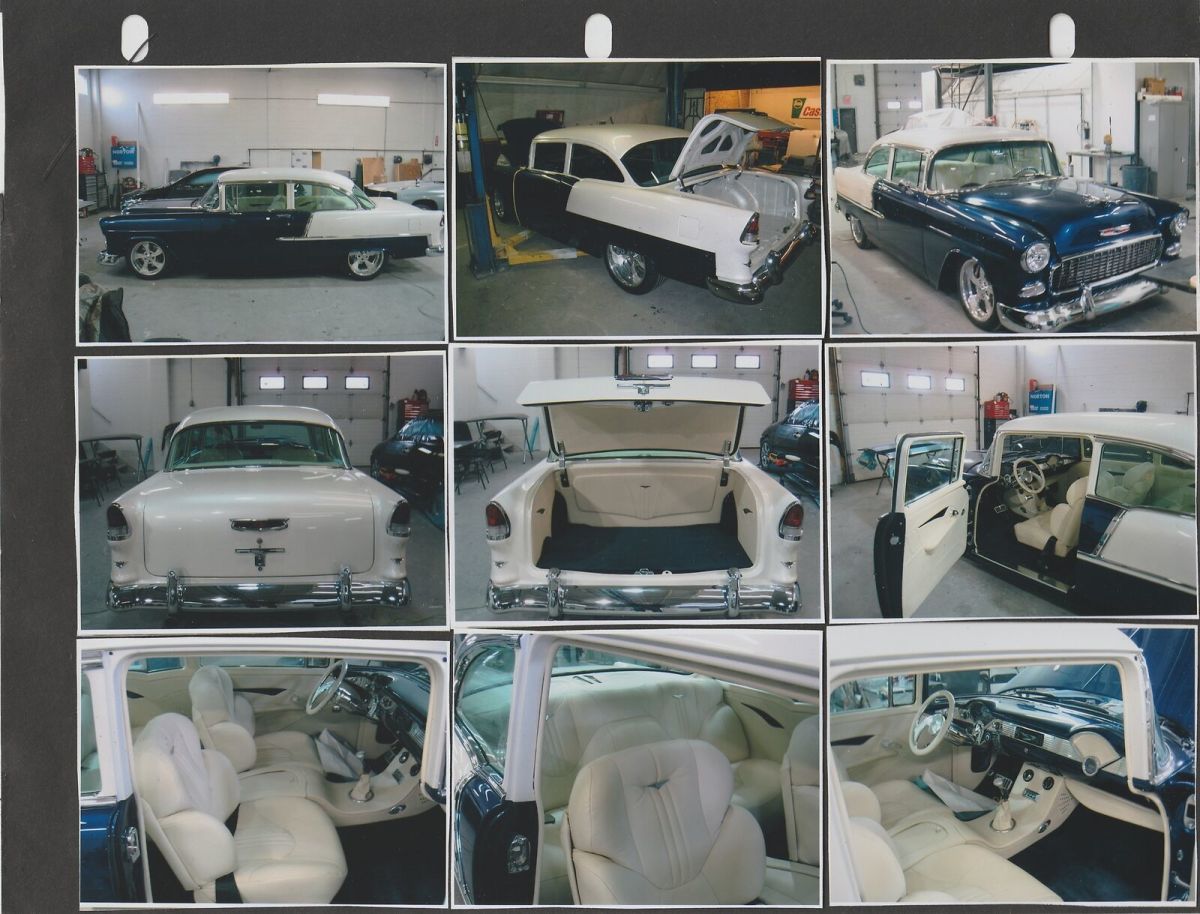 1955 Blue/White Chevrolet Bel Air/150/210 Wagon