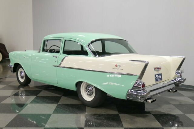 1957 Teal Chevrolet Bel Air/150/210 Sedan