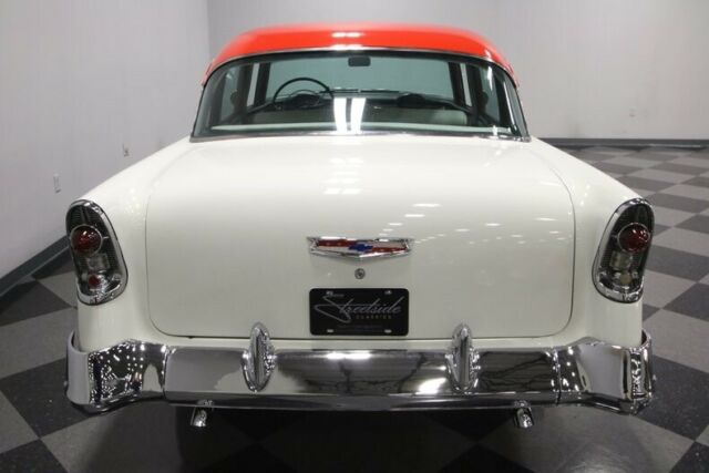 1956 Red Chevrolet Bel Air/150/210 Sedan