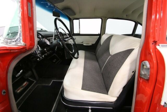 1956 Red Chevrolet Bel Air/150/210 Sedan