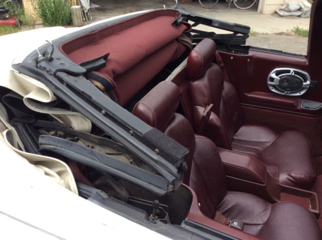 1993 White Oldsmobile Cutlass Convertible
