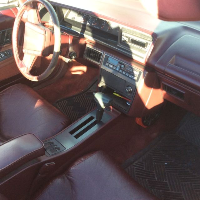 1993 White Oldsmobile Cutlass Convertible