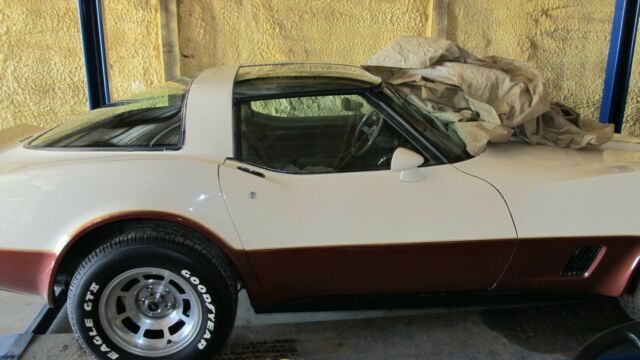 1981 Tan Chevrolet Corvette t top