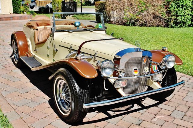 1929 Tan Mercedes-Benz Gazelle Convertible