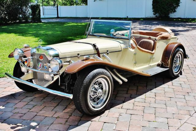 1929 Tan Mercedes-Benz Gazelle Convertible
