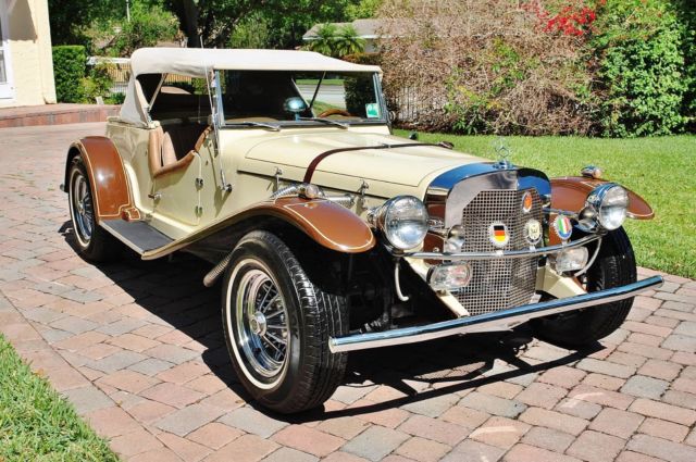 1929 Tan Mercedes-Benz Gazelle Convertible