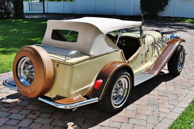 1929 Tan Mercedes-Benz Gazelle Convertible
